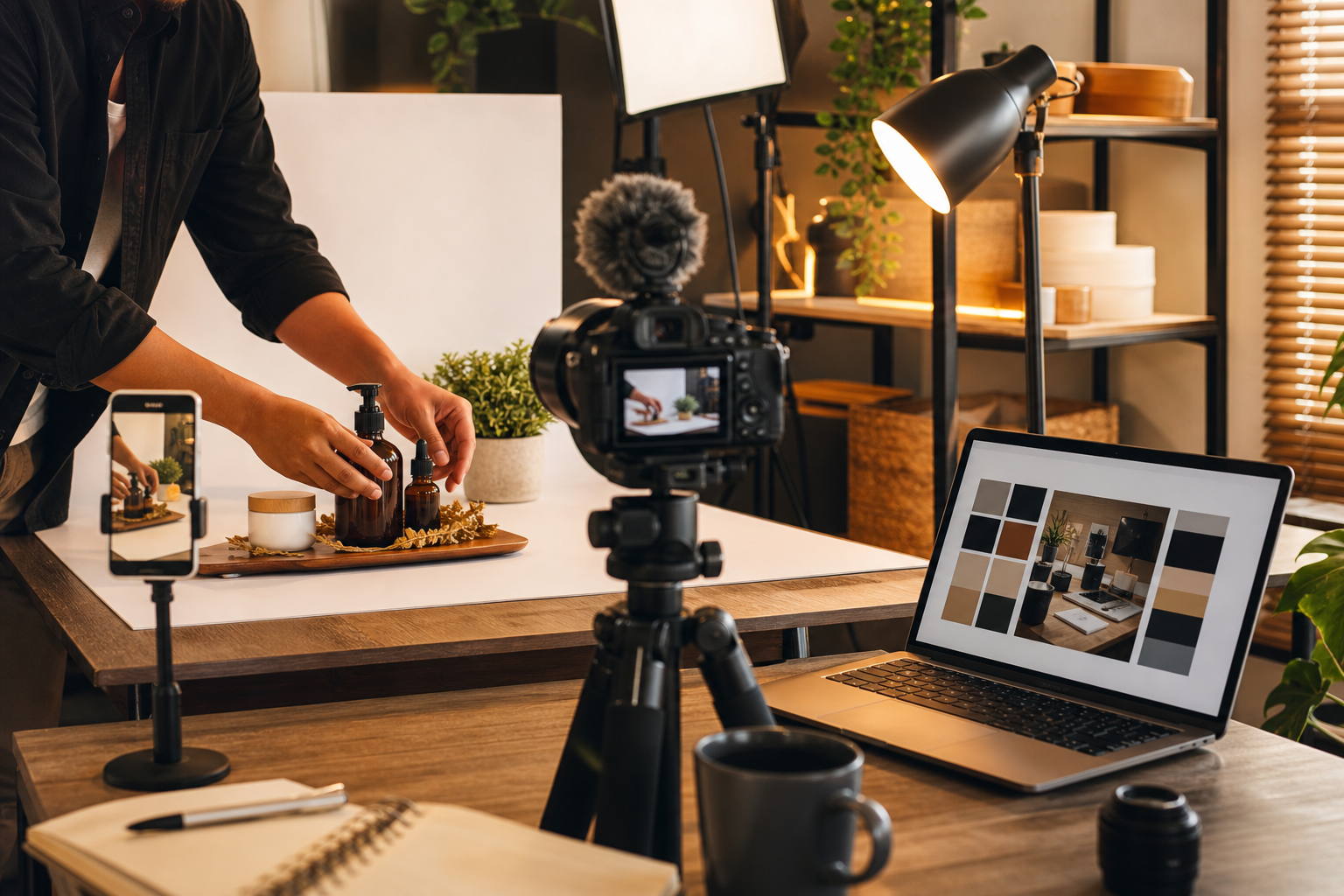 Small business content production and branding studio